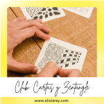 CLUB DE LOS JUEVES: CARTAS Y ZENTANGLE